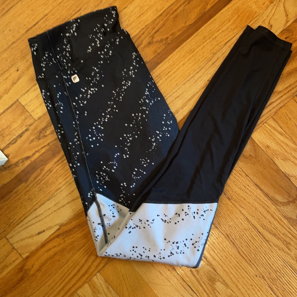 Fabletics Printed Leggings With Mesh Detail - image 4